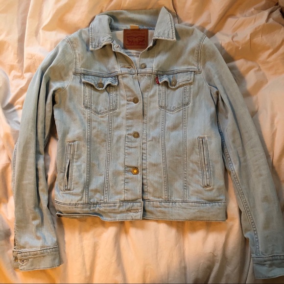 levis denim jacket light blue